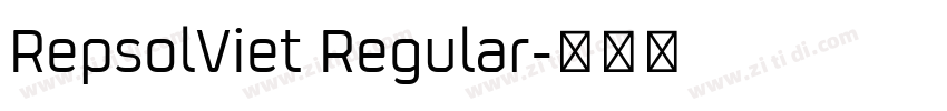 RepsolViet Regular字体转换 RepsolViet Regular字体转换